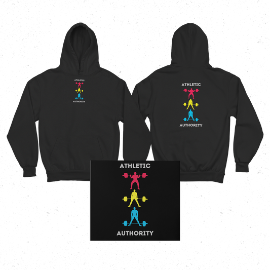 Athletic Authority  "Clean" Unisex Lightweight Hoodie