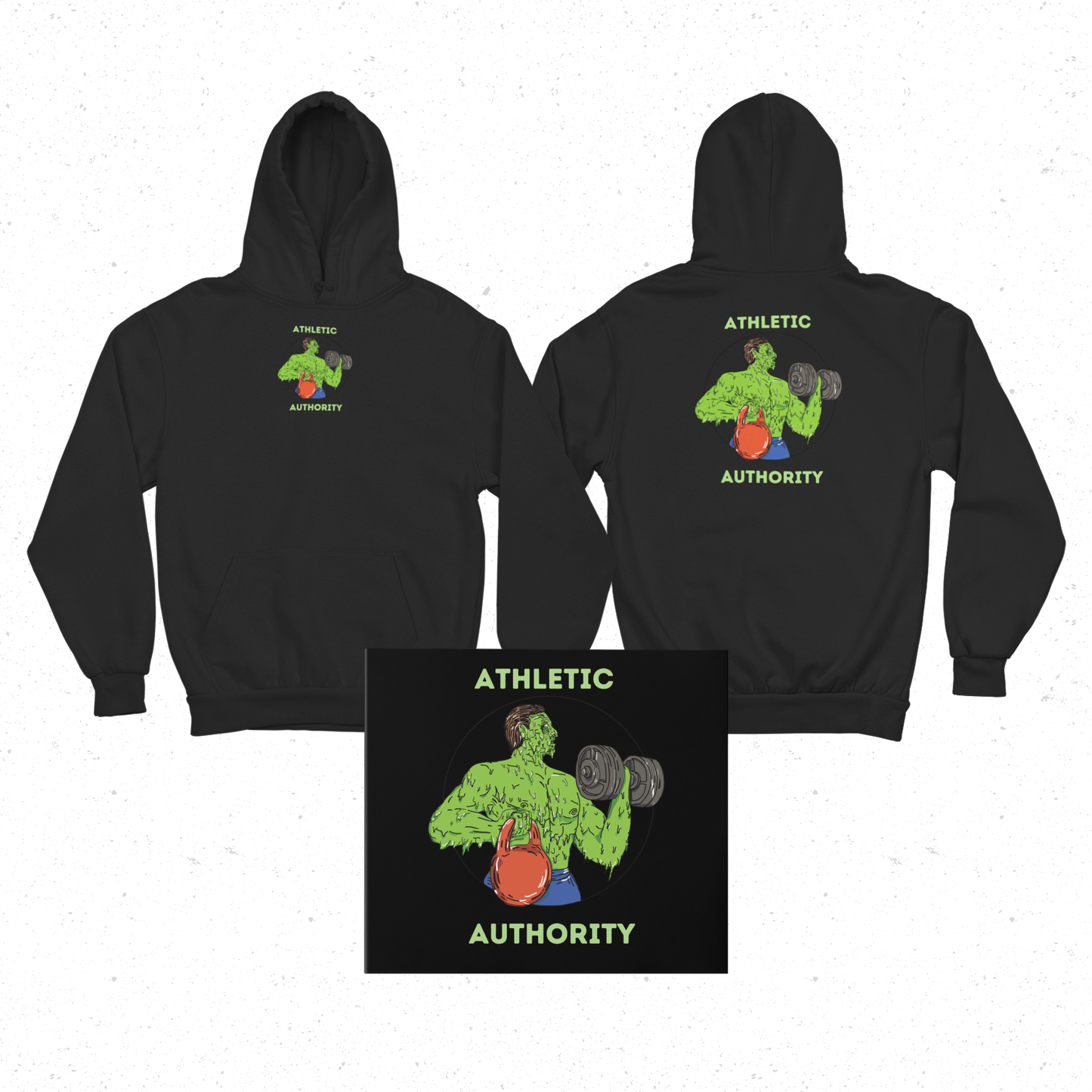 Athletic Authority "Green Giant" Unisex Lightweight Hoodie