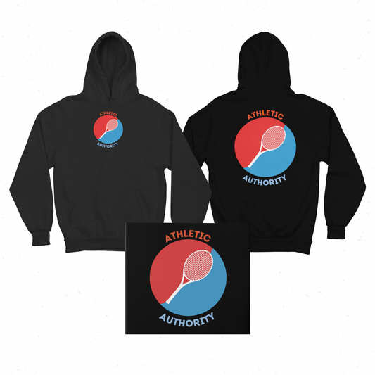 Athletic Authority " Tennis" Unisex Lightweight Hoodie