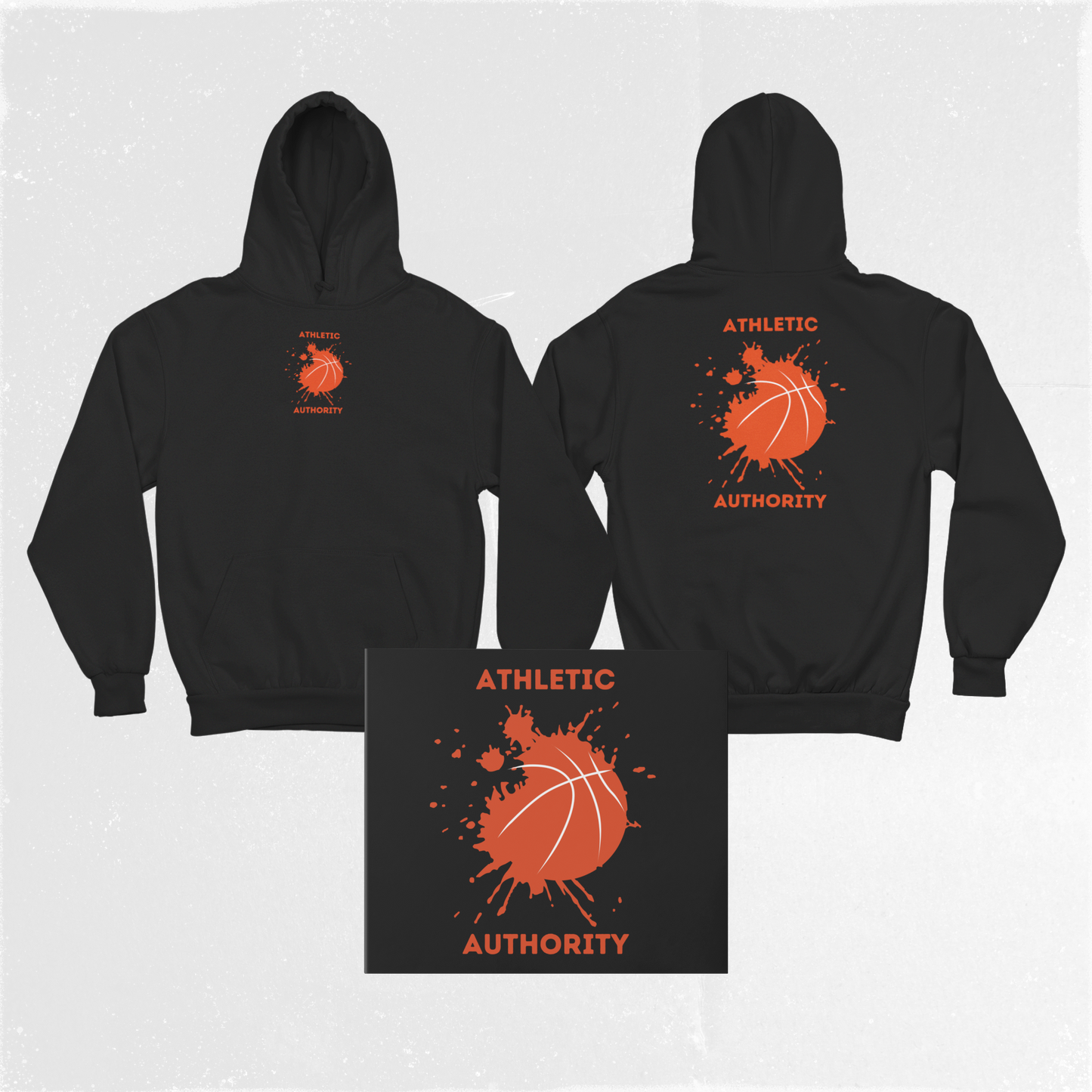 Athletic Authority "Basketball Smash" Unisex Lightweight Hoodie