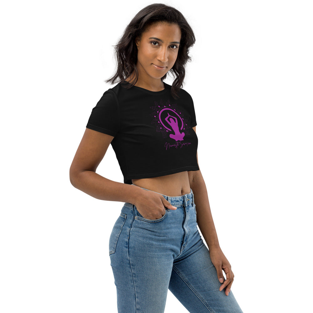 Athletic Authority "Namaste" Organic Crop Top
