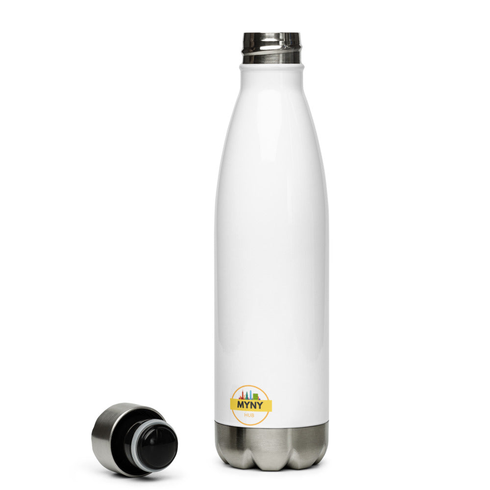MYNY Hub "Focused Motivated Blessed" Stainless Steel Water Bottle