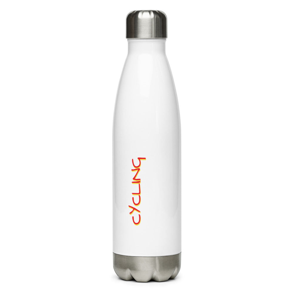 Athletic Authority "Cycling Burst" Stainless Steel Water Bottle