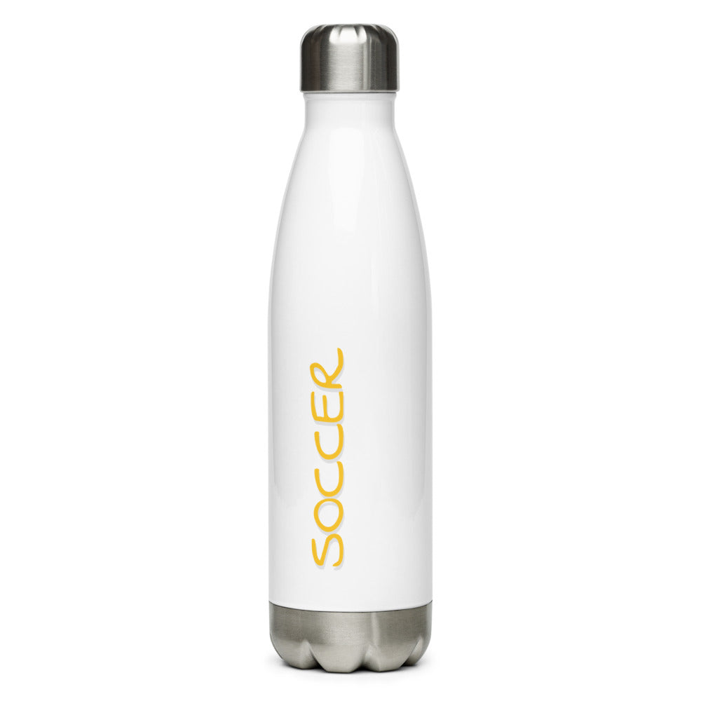 Athletic Authority "Soccer Swish" Stainless Steel Water Bottle