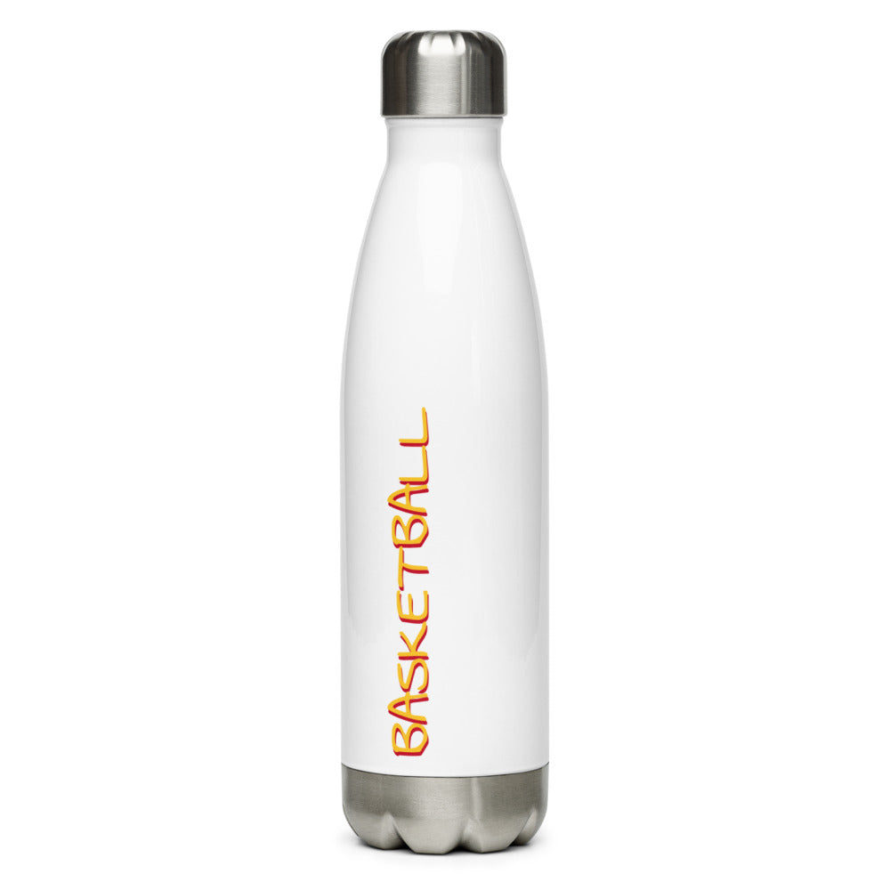 Athletic Authority "Basketball Push" Stainless Steel Water Bottle