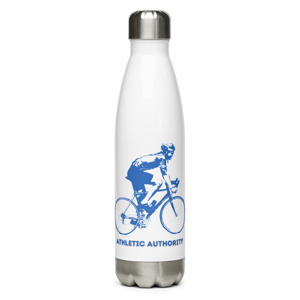 Athletic Authority "Cycling Rider" Stainless Steel Water Bottle