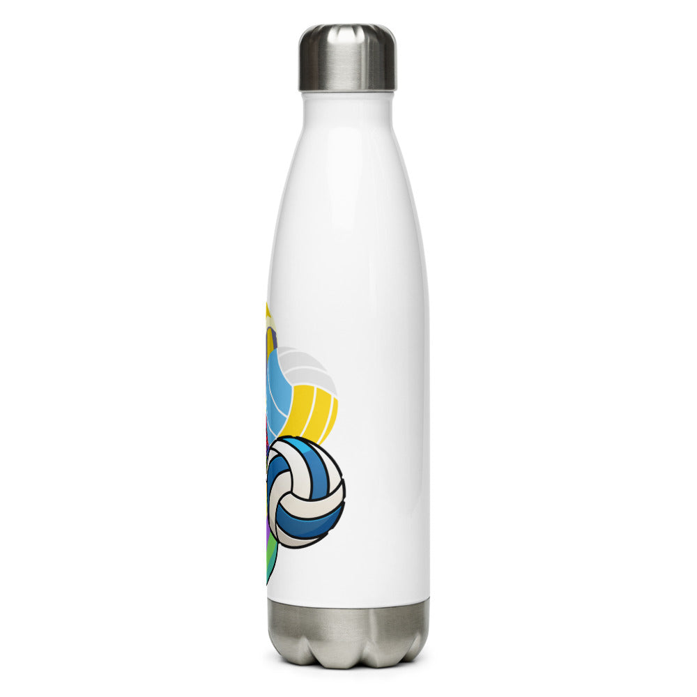 Athletic Authority "Volleyball Balls" Stainless Steel Water Bottle