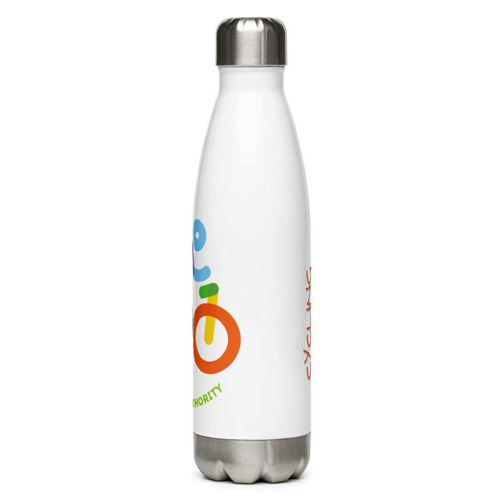 Athletic Authority "Cycling Rainbow" Stainless Steel Water Bottle