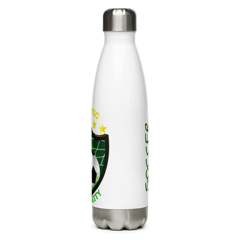 Athletic Authority "Soccer Pitch" Stainless Steel Water Bottle