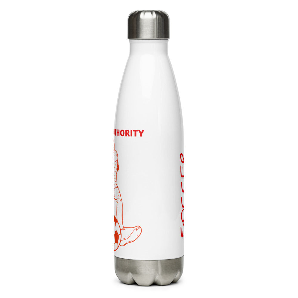 Athletic Authority "Soccer Blast" Stainless Steel Water Bottle