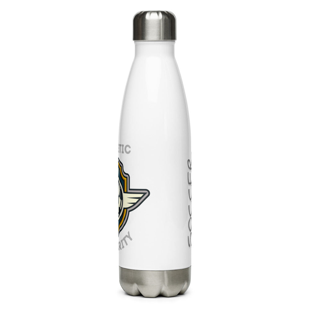 Athletic Authority "Soccer Crest" Stainless Steel Water Bottle