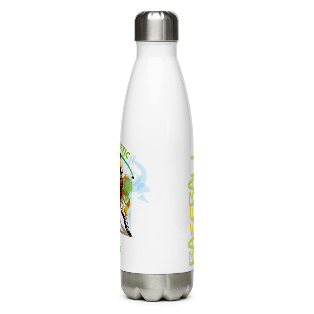 Athletic Authority  "Baseball Batter Paint" Stainless Steel Water Bottle