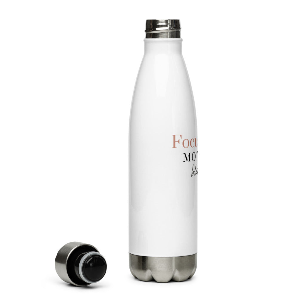 MYNY Hub "Focused Motivated Blessed" Stainless Steel Water Bottle