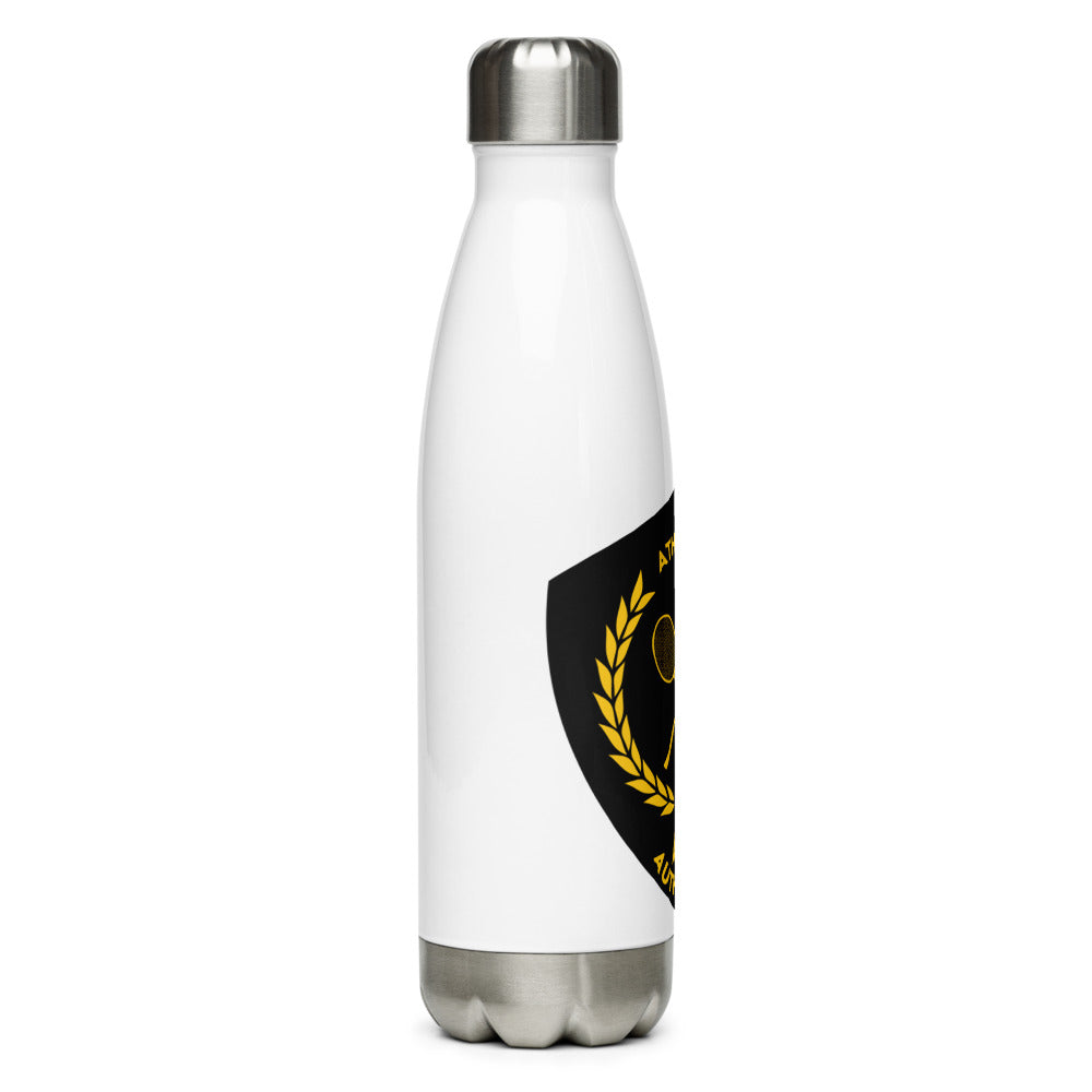 Athletic Authority "Badminton Crest" Stainless Steel Water Bottle