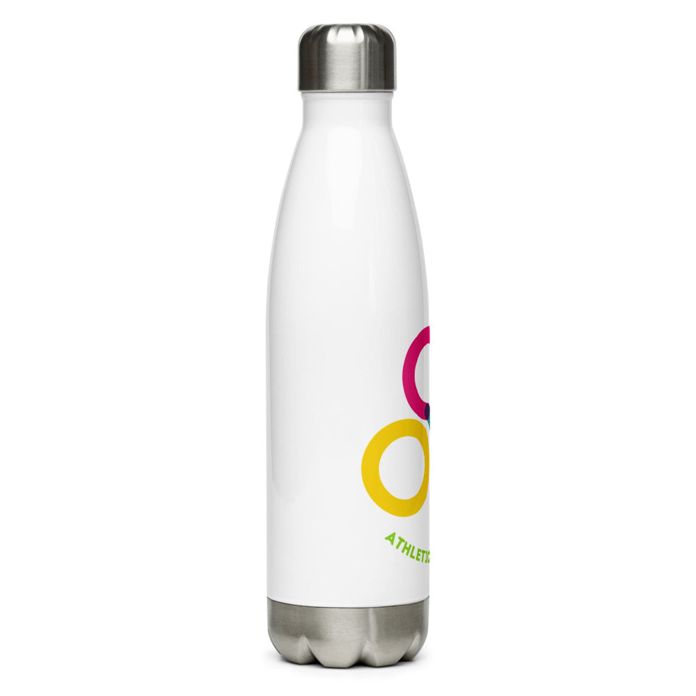 Athletic Authority "Cycling Rainbow" Stainless Steel Water Bottle
