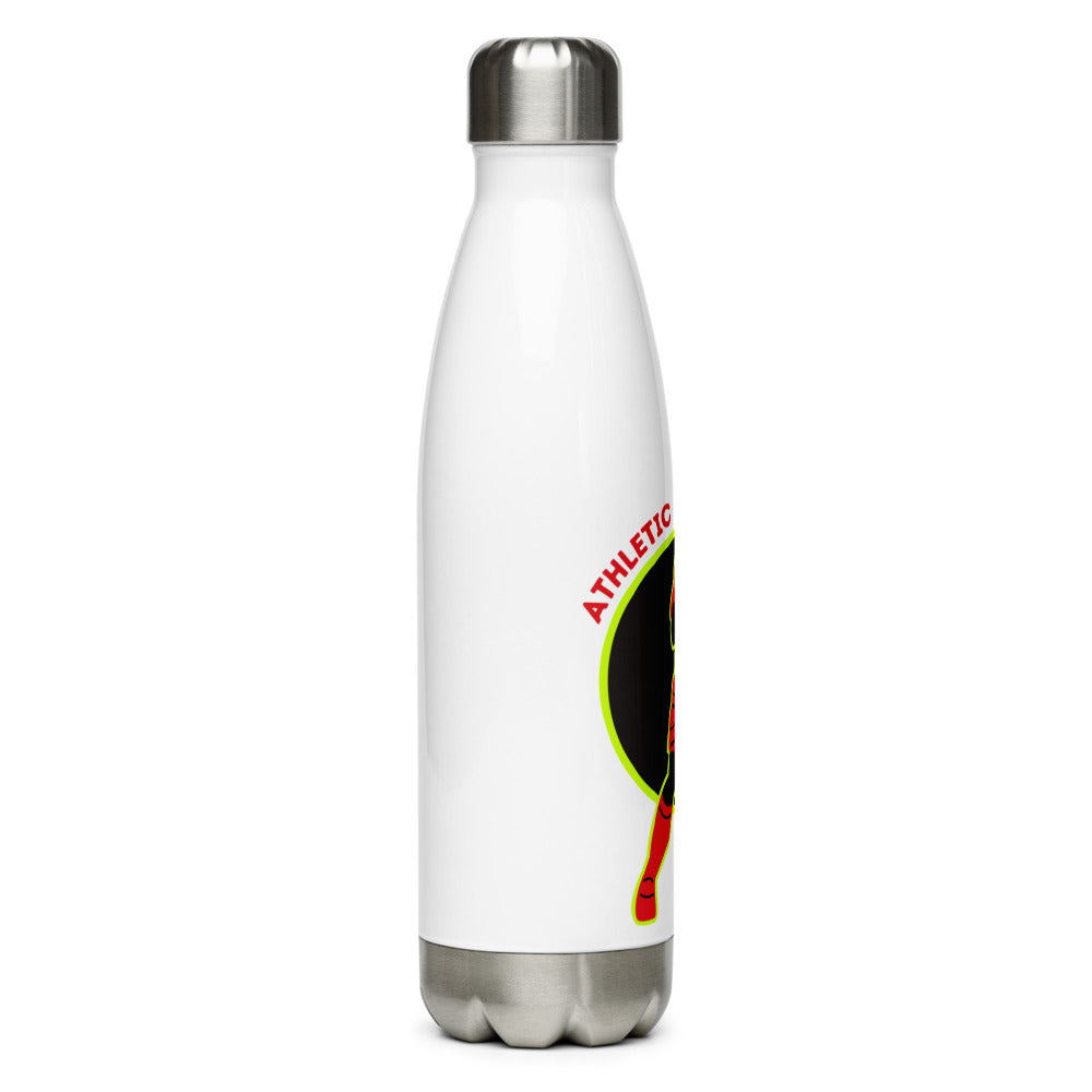 Athletic Authority "Soccer Red" Stainless Steel Water Bottle