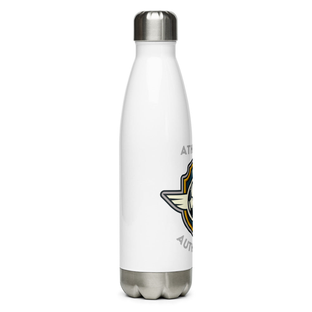 Athletic Authority "Soccer Crest" Stainless Steel Water Bottle