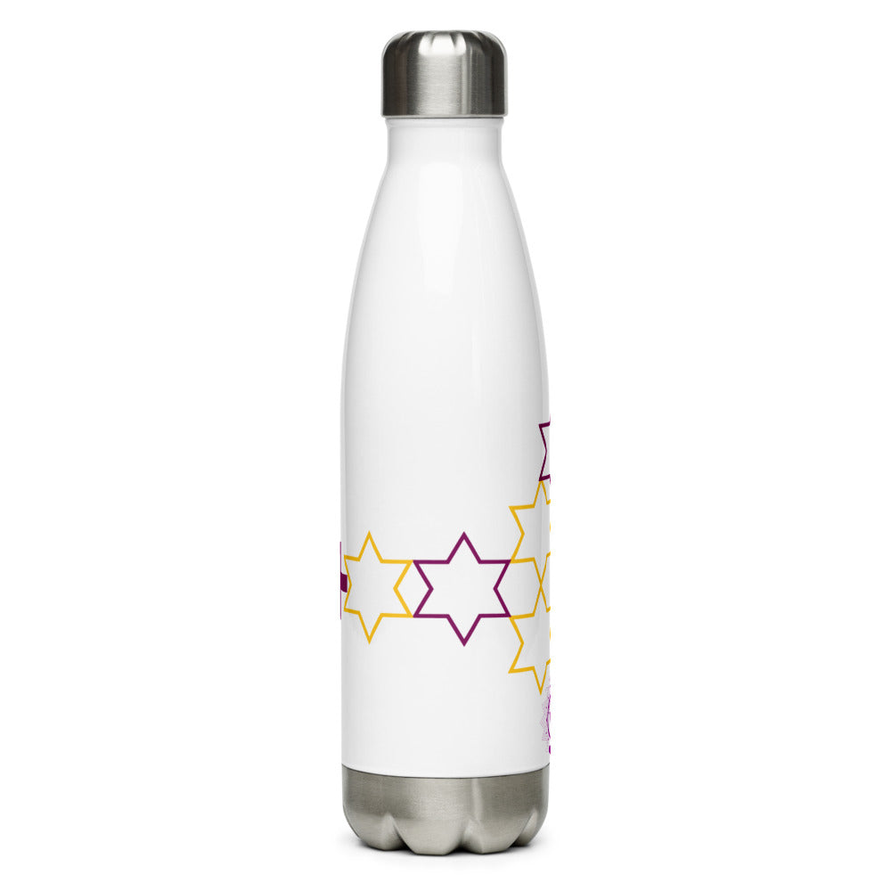 Athletic Authority "Stars" Stainless Steel Water Bottle