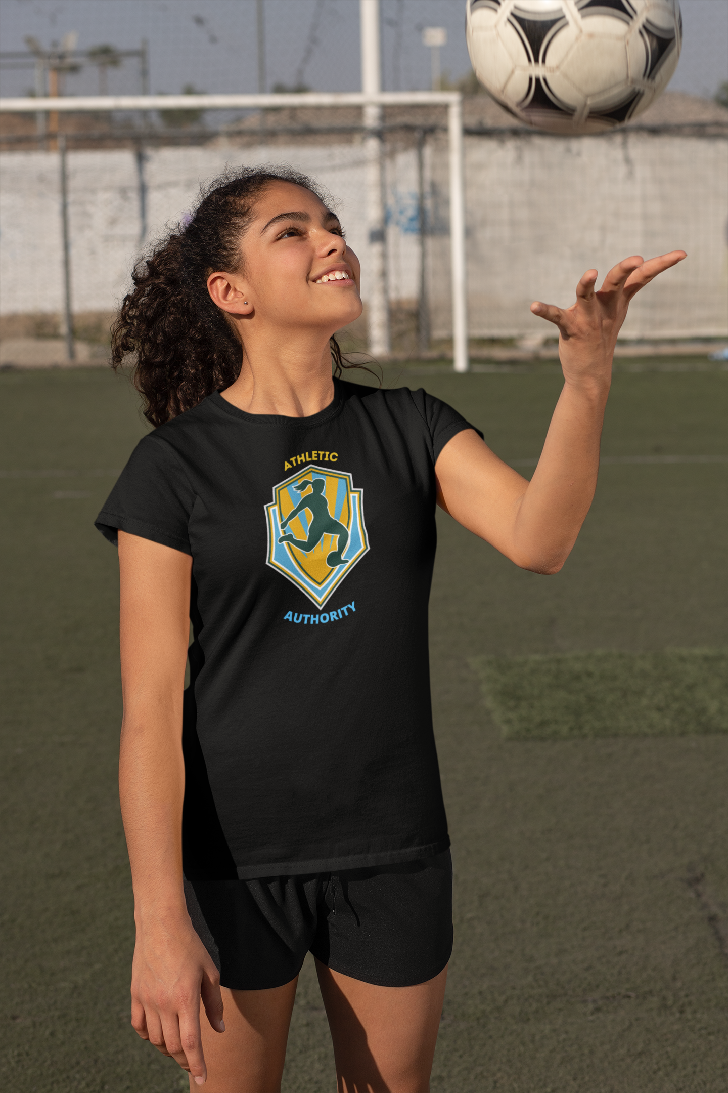 Athletic Authority "  Soccer Women" Unisex Tri-Blend Short sleeve t-shirt