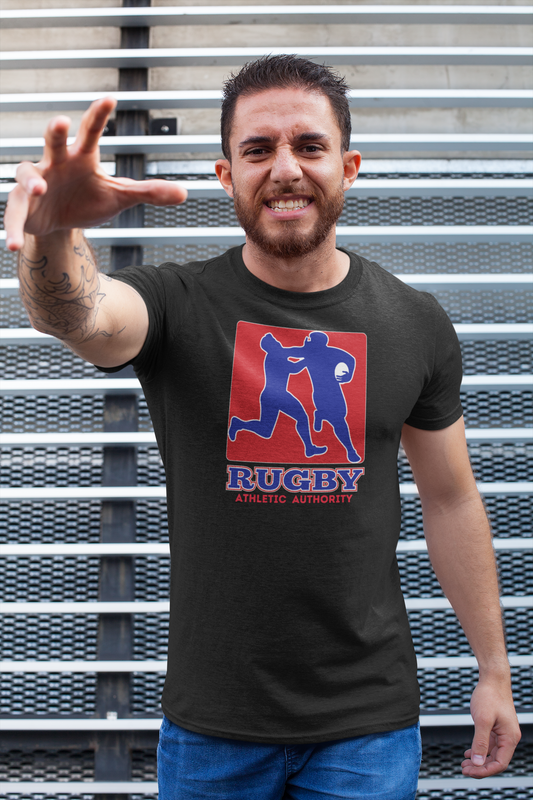 Athletic Authority  "Rugby Contact" Unisex Tri-Blend Short sleeve t-shirt