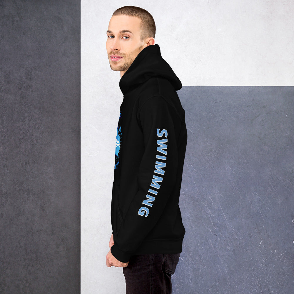 Athletic Authority  "Swimming Splash" Unisex Hoodie 2021