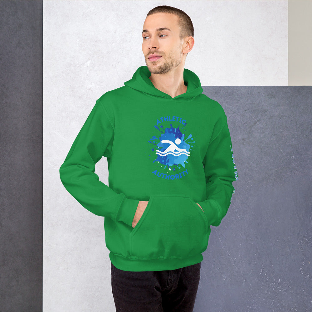 Athletic Authority  "Swimming Splash" Unisex Hoodie 2021