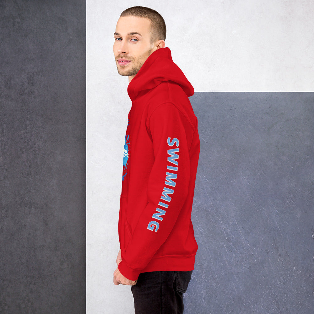 Athletic Authority  "Swimming Splash" Unisex Hoodie 2021
