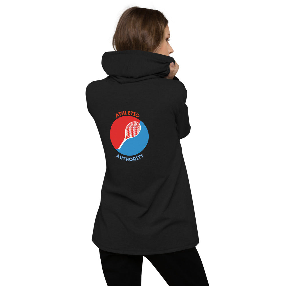 Athletic Authority " Tennis" Unisex Lightweight Hoodie