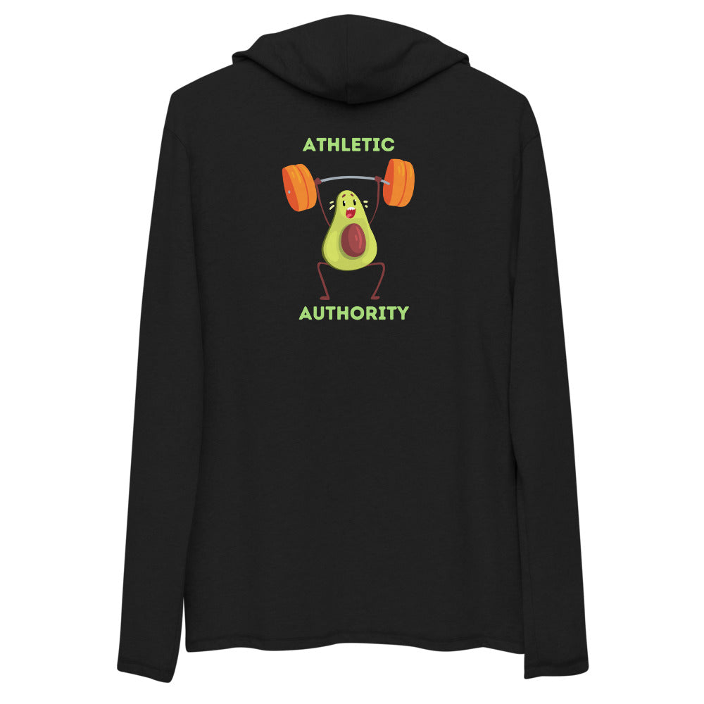 Athletic Authority " Avocado Weight Lifter" Unisex Lightweight Hoodie