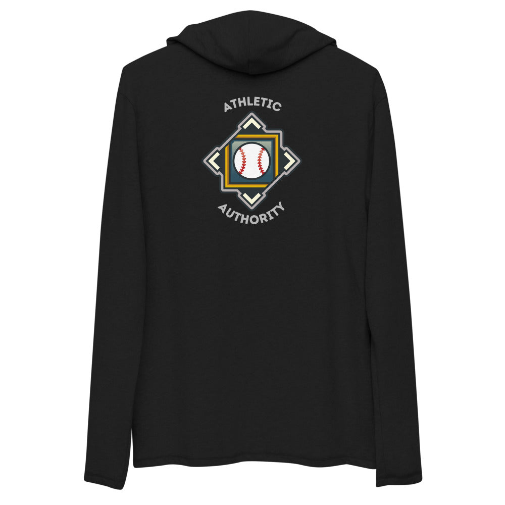 Athletic Authority  "Baseball Crest" Unisex Lightweight Hoodie