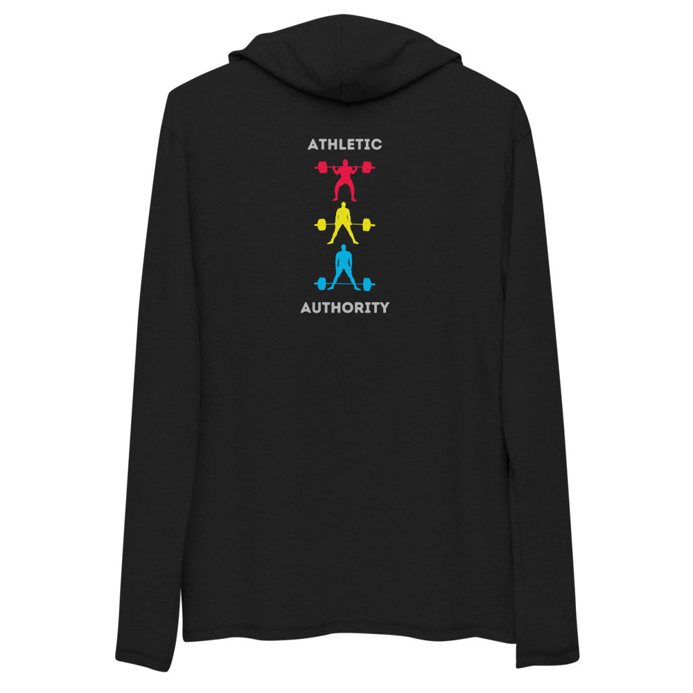 Athletic Authority  "Clean" Unisex Lightweight Hoodie