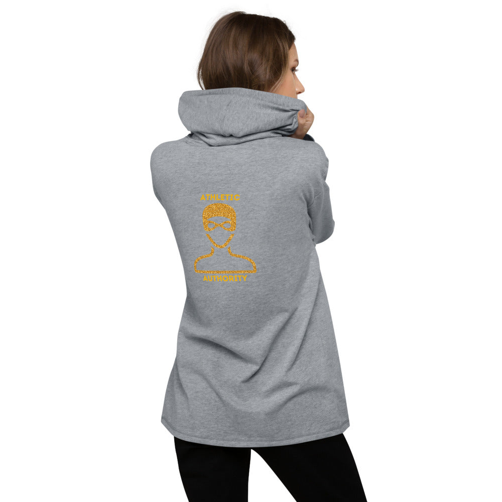 Athletic Authority" Swimming Gold" Unisex Lightweight Hoodie