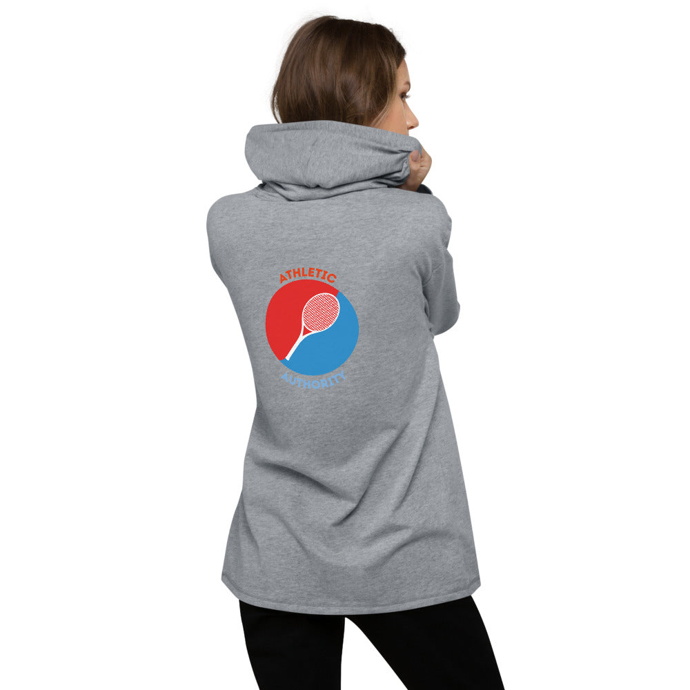 Athletic Authority " Tennis" Unisex Lightweight Hoodie