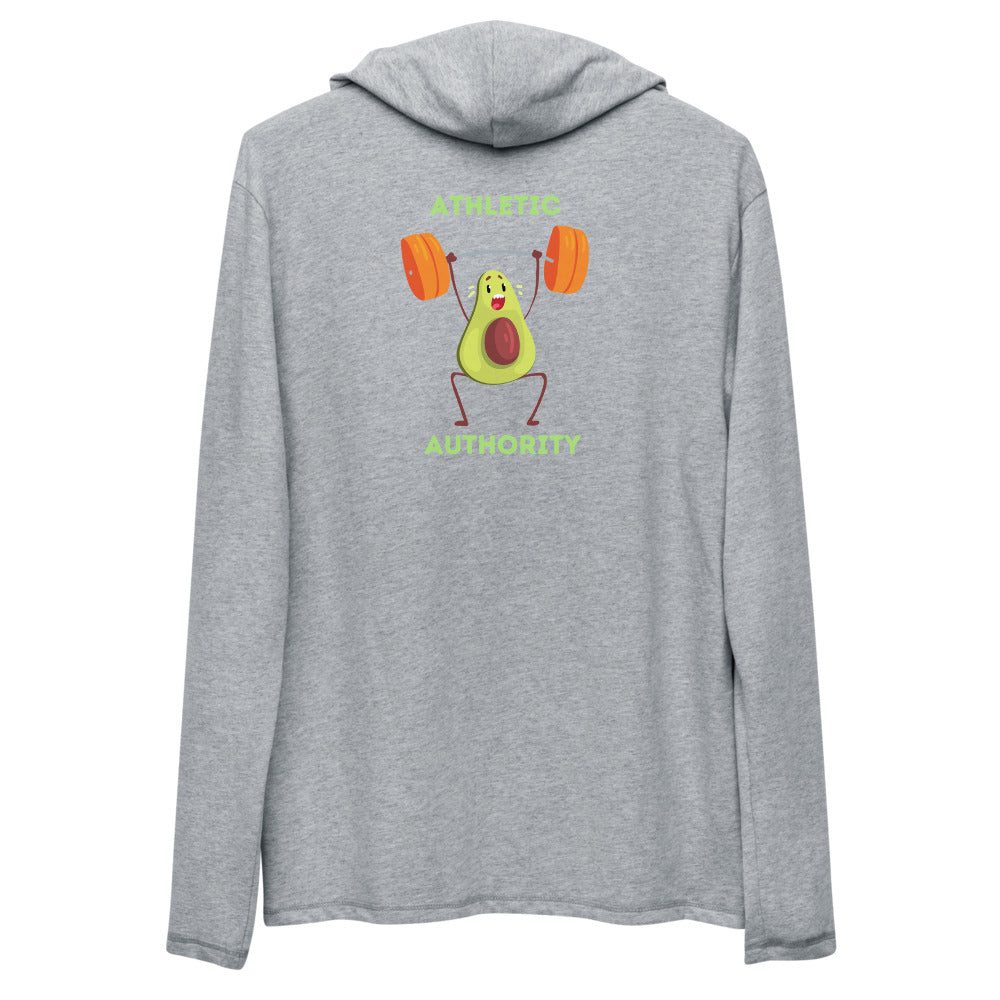 Athletic Authority " Avocado Weight Lifter" Unisex Lightweight Hoodie