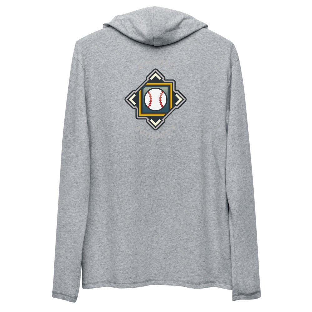 Athletic Authority  "Baseball Crest" Unisex Lightweight Hoodie