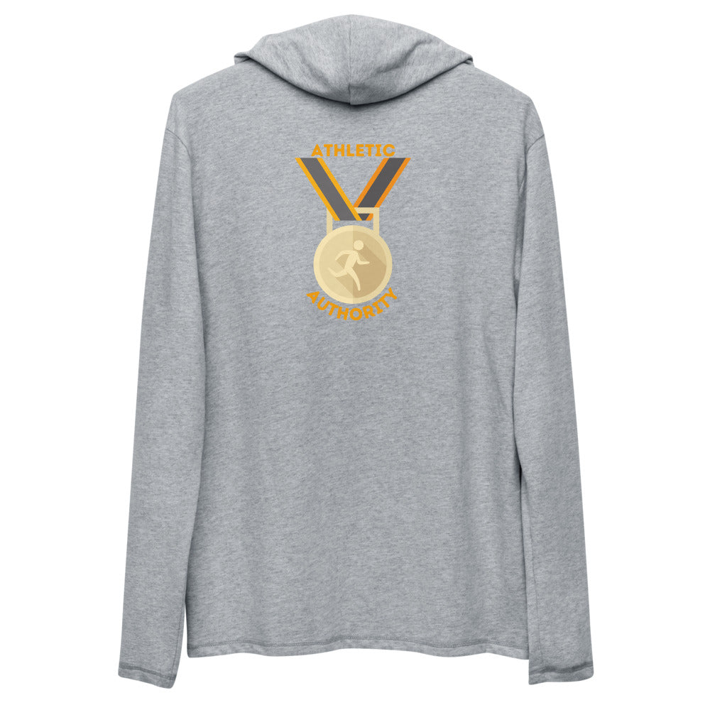 Athletic Authority "Gold Medal Ribbon" Unisex Lightweight Hoodie