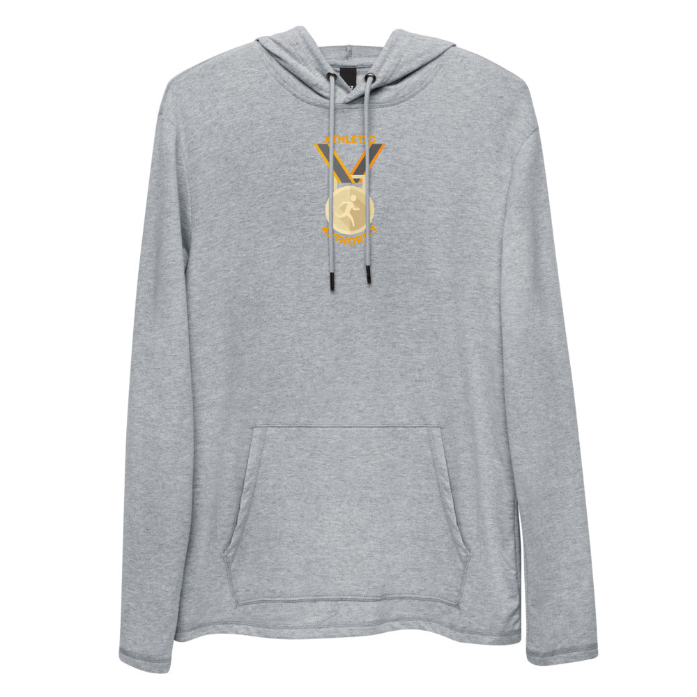 Athletic Authority "Gold Medal Ribbon" Unisex Lightweight Hoodie