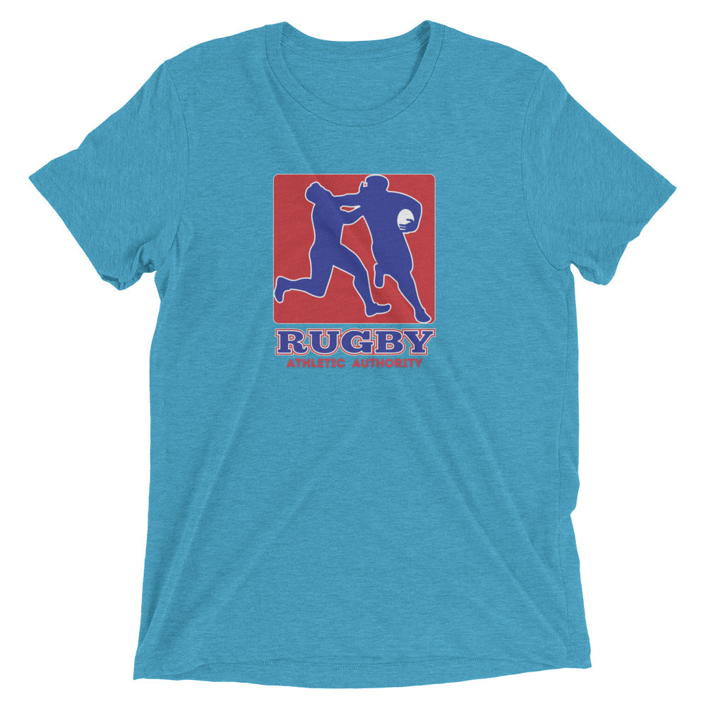 Athletic Authority  "Rugby Contact" Unisex Tri-Blend Short sleeve t-shirt