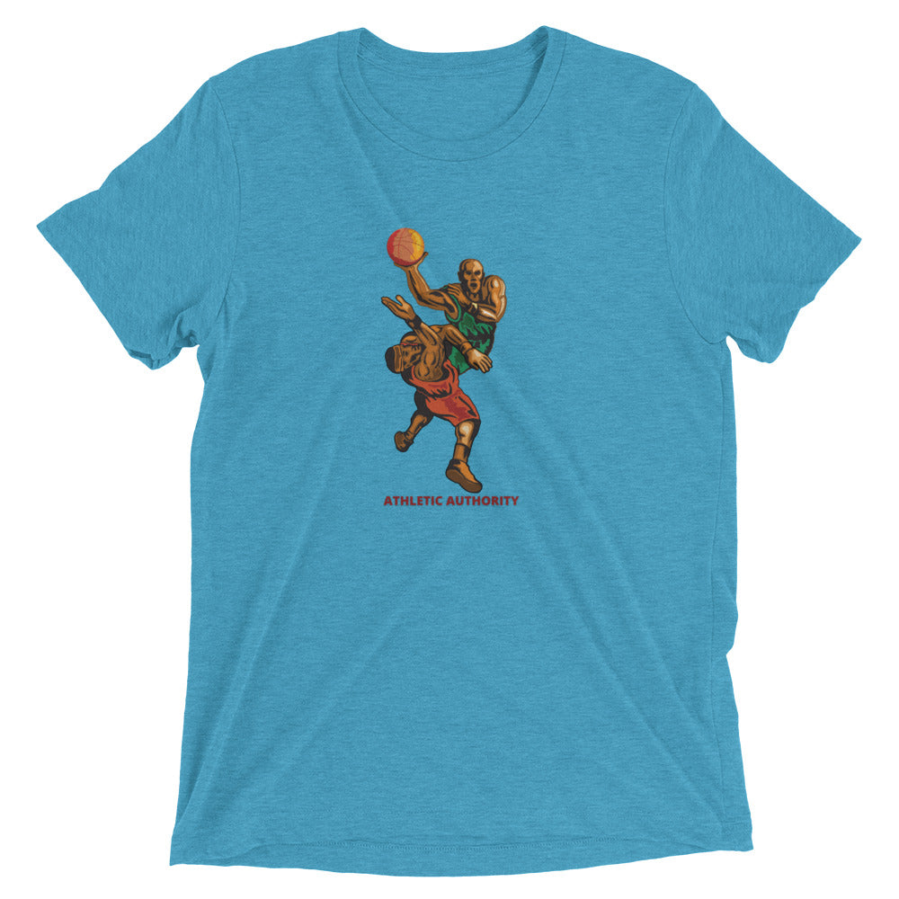 Athletic Authority "Basketball Layup" Unisex Tri-Blend Short sleeve t-shirt