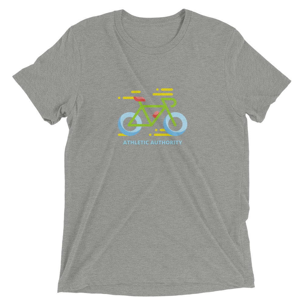 Athletic Authority "Cycling Glow" Unisex Tri-Blend Short sleeve t-shirt