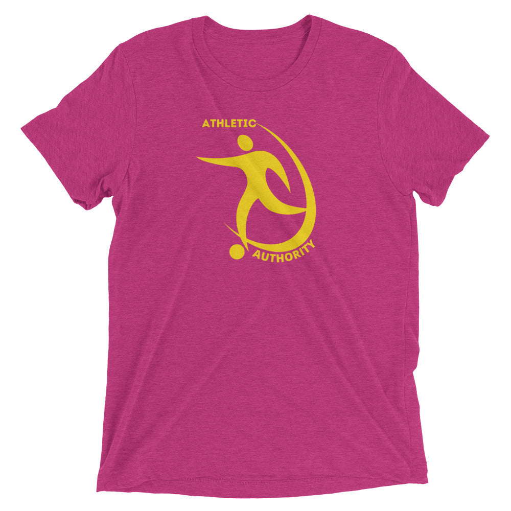 Athletic Authority" Soccer Swish" Unisex Tri-Blend Short sleeve t-shirt