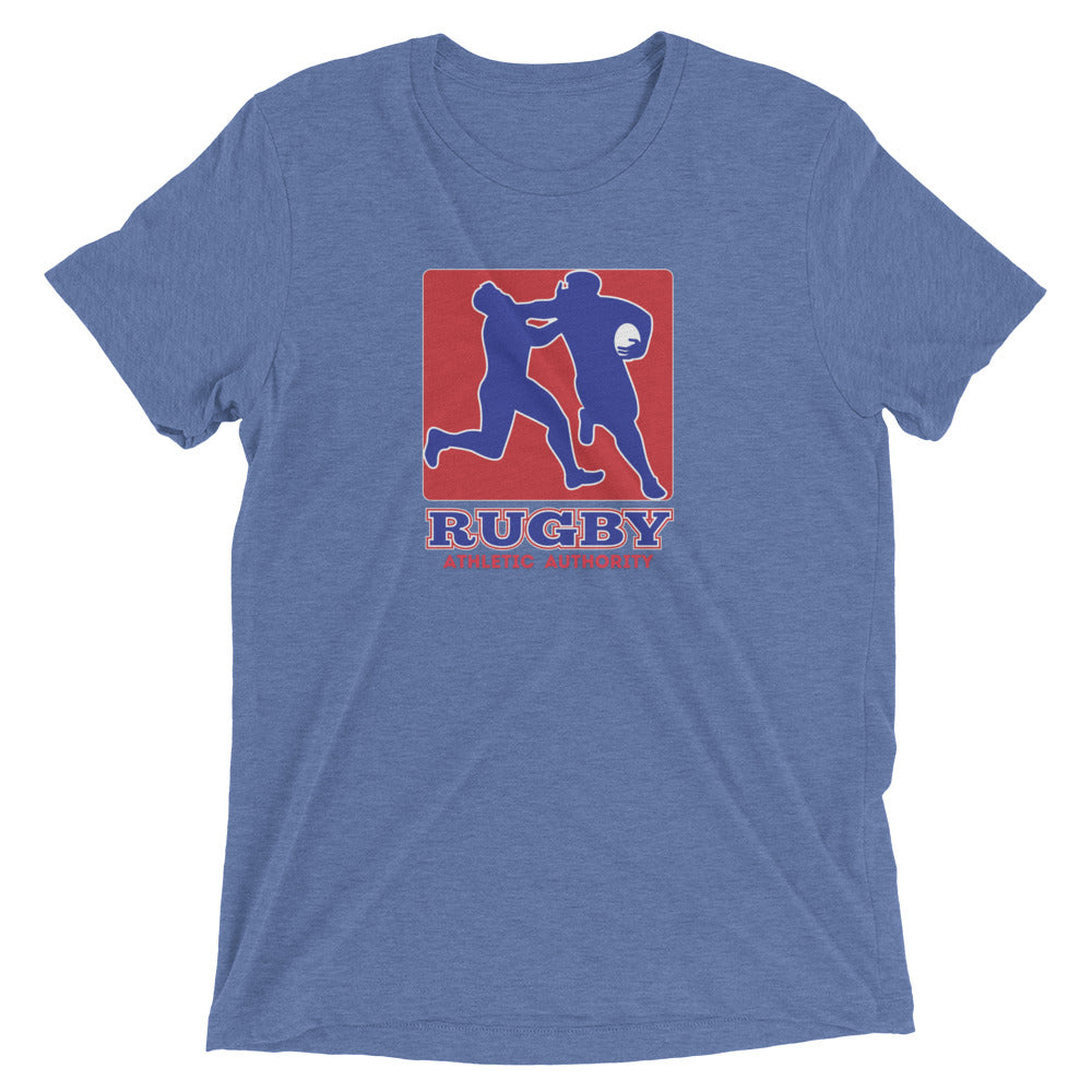 Athletic Authority  "Rugby Contact" Unisex Tri-Blend Short sleeve t-shirt