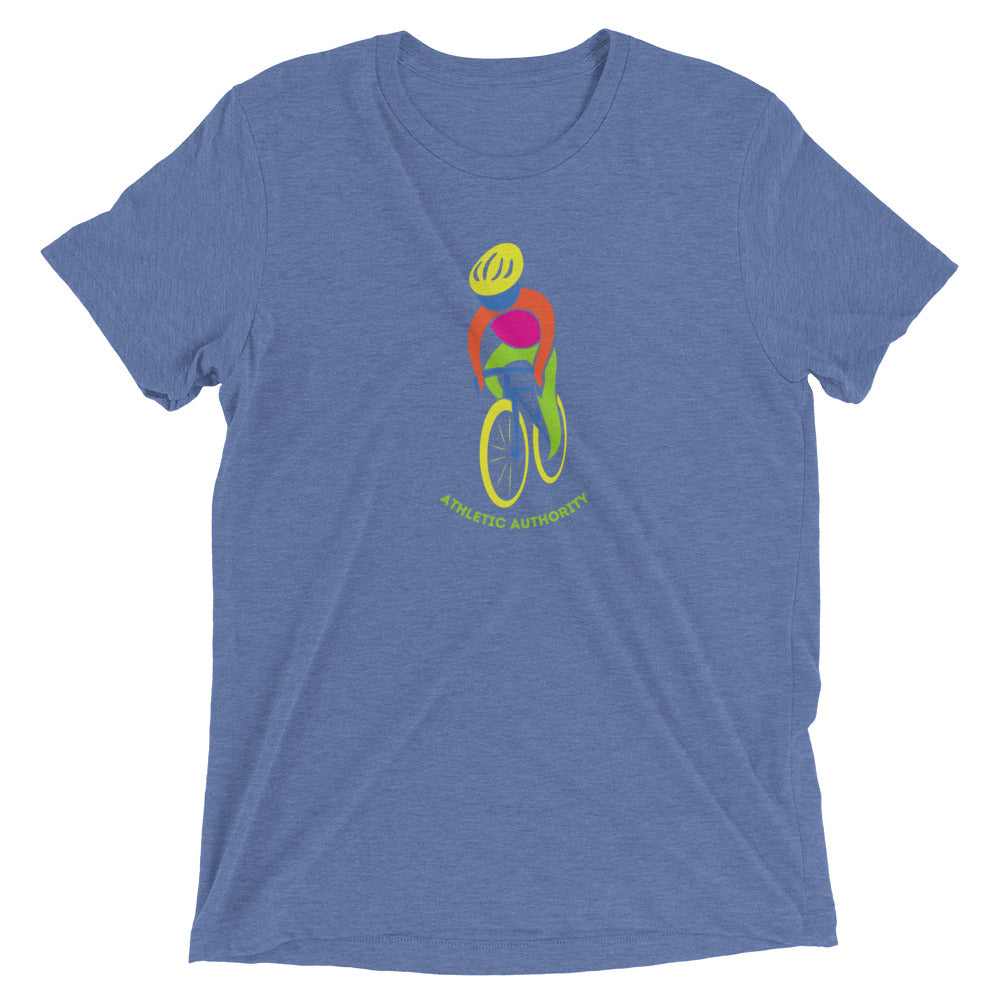 Athletic Authority "Cycling Neon" Unisex Tri-Blend Short sleeve t-shirt