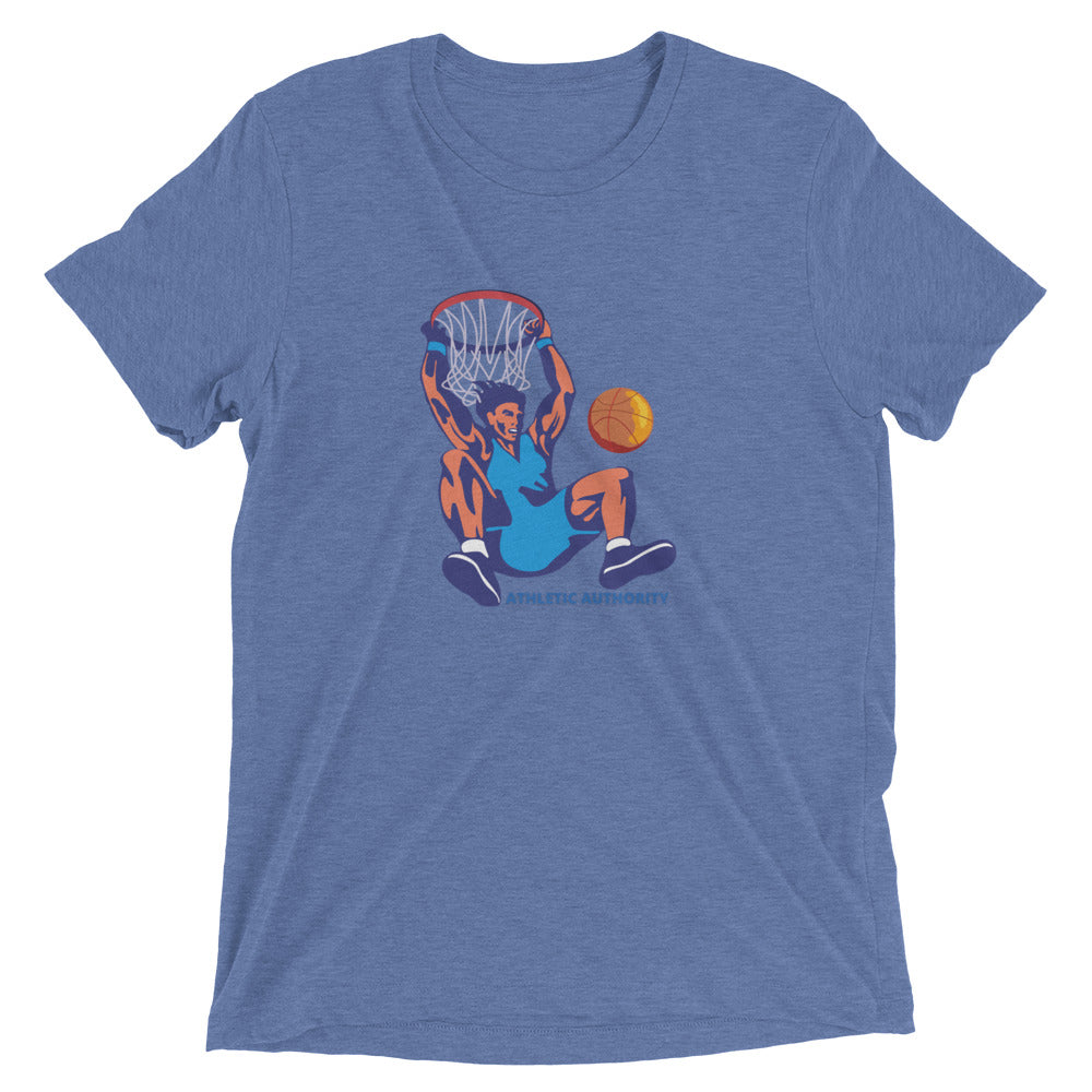 Athletic Authority "Basketball Dunk" Unisex Tri-Blend Short sleeve t-shirt