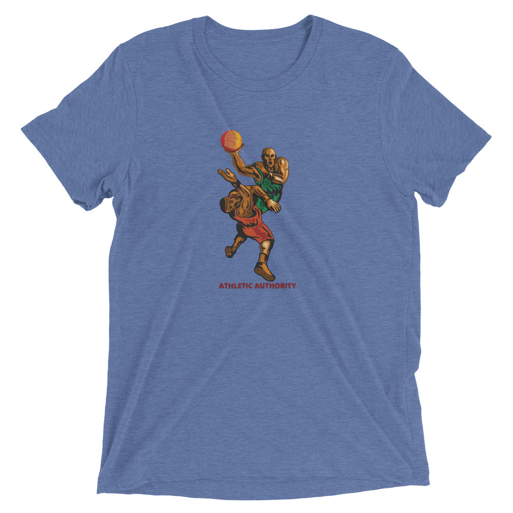 Athletic Authority "Basketball Layup" Unisex Tri-Blend Short sleeve t-shirt