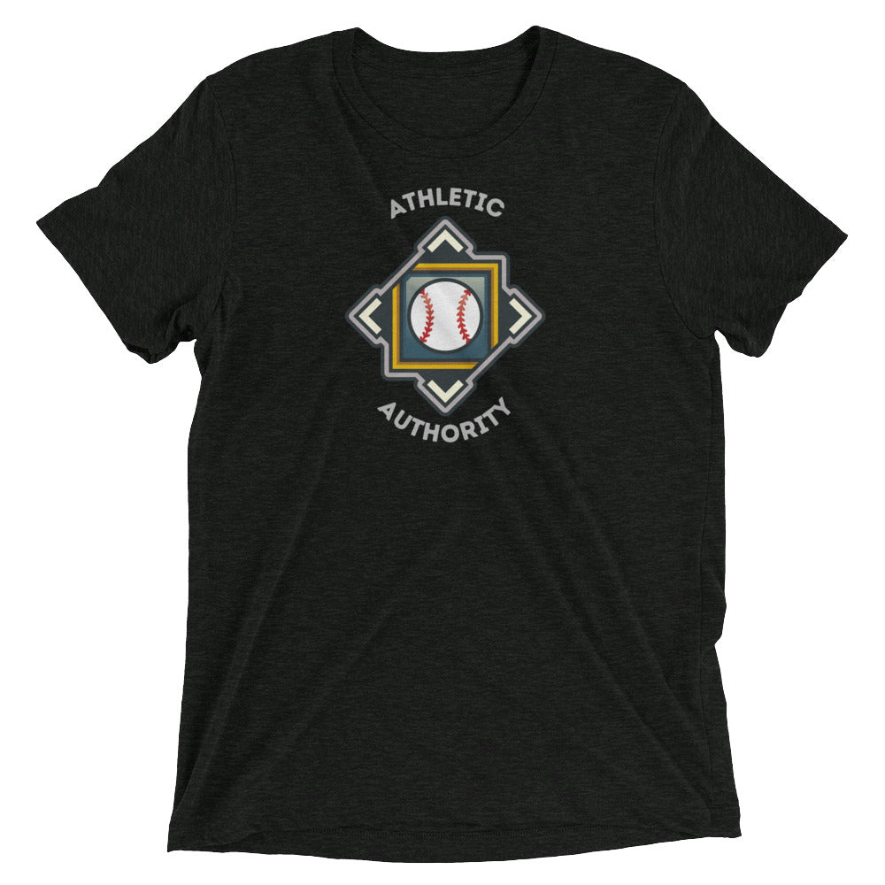 Athletic Authority "Baseball Crest" Unisex Tri-Blend Short sleeve t-shirt