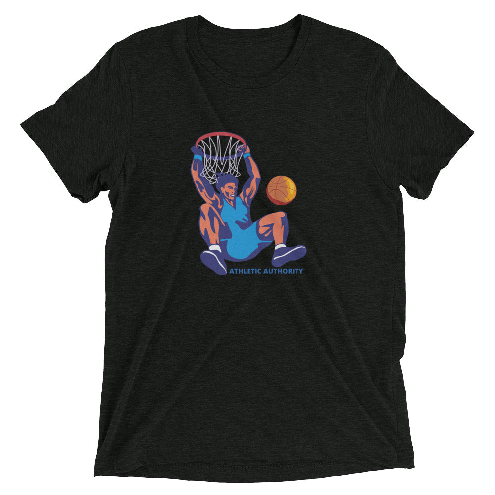 Athletic Authority "Basketball Dunk" Unisex Tri-Blend Short sleeve t-shirt