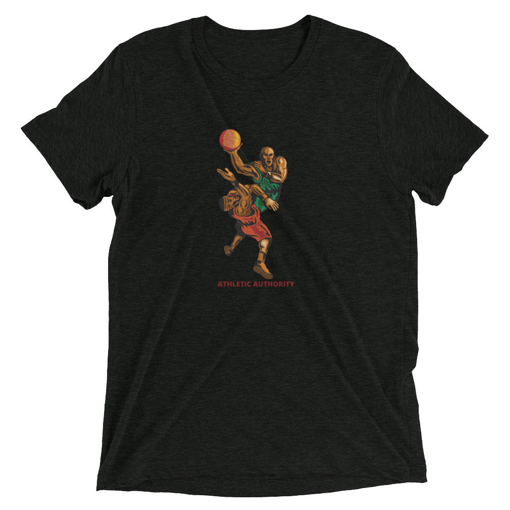 Athletic Authority "Basketball Layup" Unisex Tri-Blend Short sleeve t-shirt