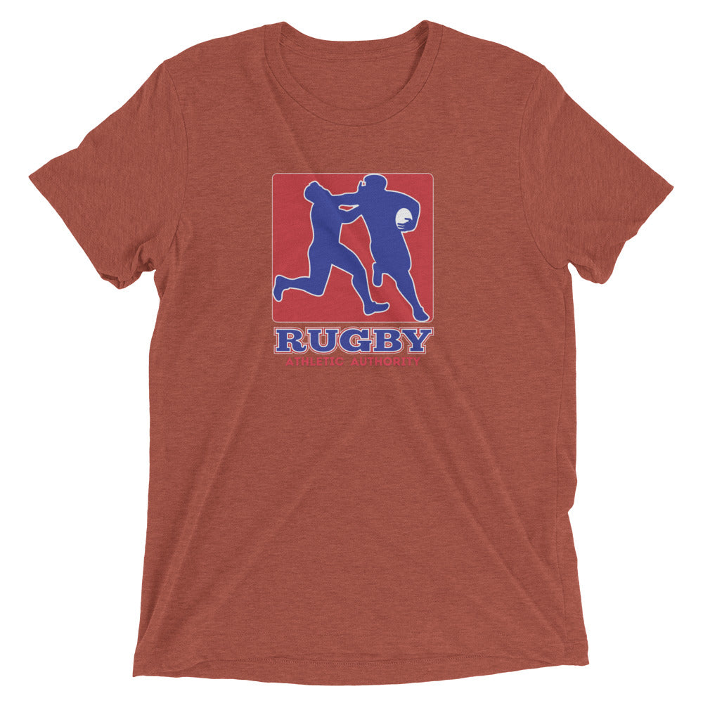 Athletic Authority  "Rugby Contact" Unisex Tri-Blend Short sleeve t-shirt