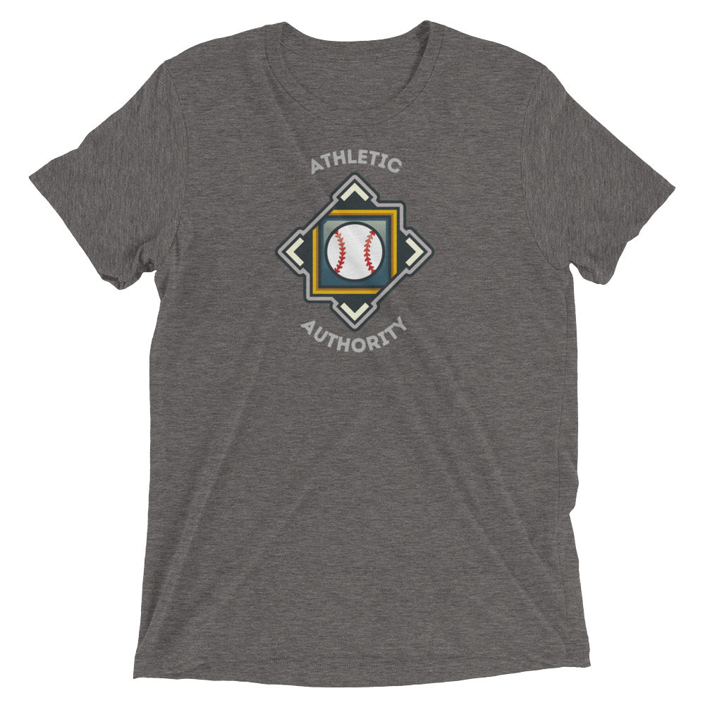 Athletic Authority "Baseball Crest" Unisex Tri-Blend Short sleeve t-shirt